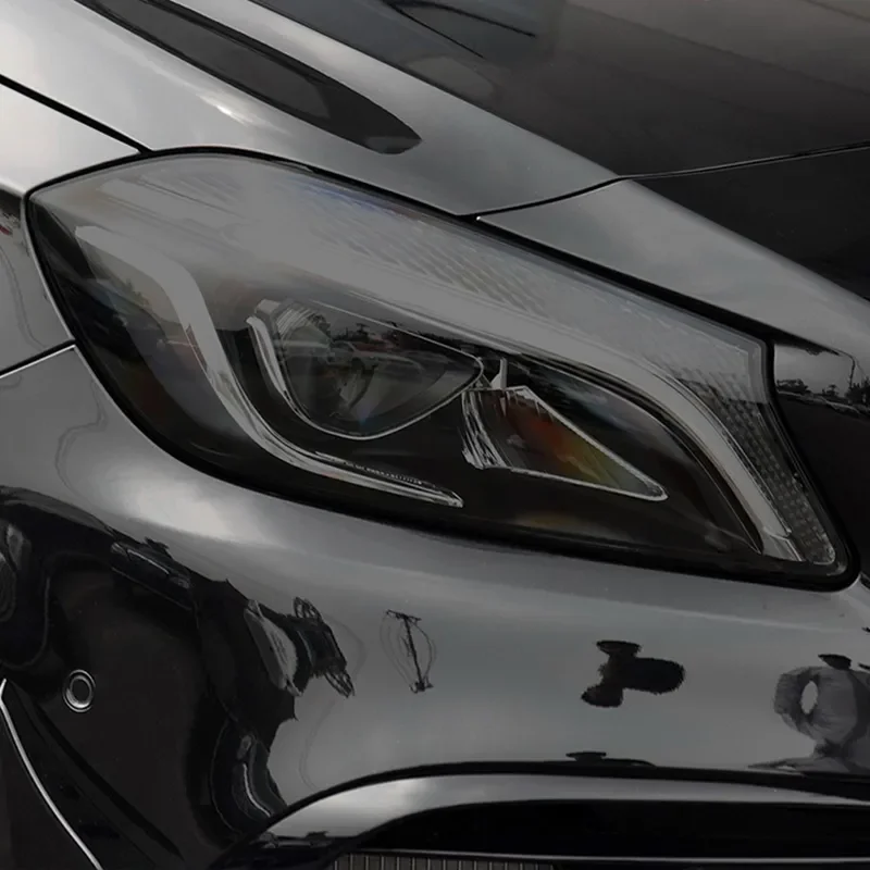 Per Mercedes Benz Classe A W176 A45 Amg Car Tpu Headlight Pellicola Protettiva Fumé Black Tint Wrap Vinile Luci Trasparenti Sticker