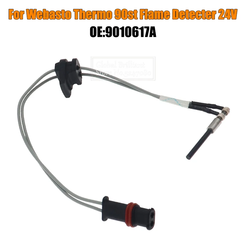 Truck Cab Diesel Heater Glow Plug Flame Sensor Detector 9010617A For Webasto Thermo 90st 24V Coolant Water Heaters