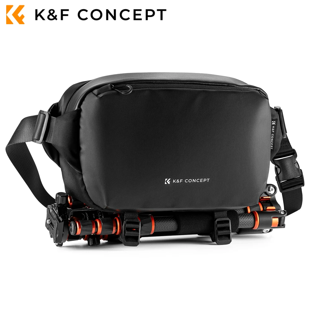 K & F 컨셉 알파 카메라 슬링백, 사진 숄더백, 캐논 니콘  카메라와 호환, DJI 매빅 드론용, 10L