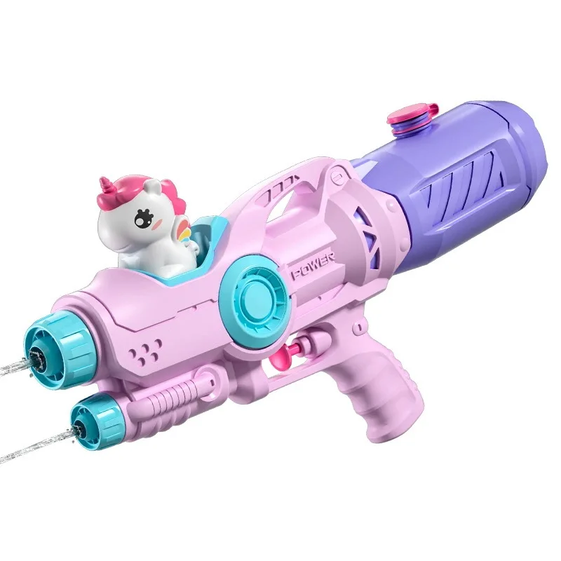 4 Pistole Ad Acqua Per Bambini A Forma Di Delfino - Spruzzatori Leggeri Con Occhiali Da Sole, Giochi Estivi - 2