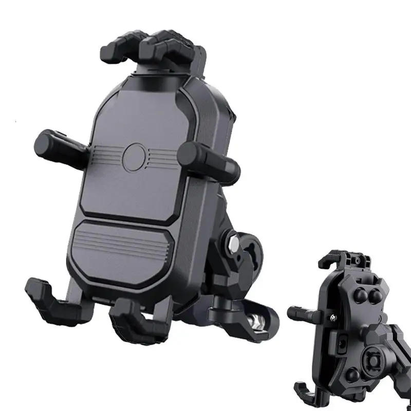 

Крепление на руль телефона амортизирующий кронштейн для горного велосипеда для сотового телефона 5,5-7,2 дюймов стойка для телефона для навигации для велоспорта