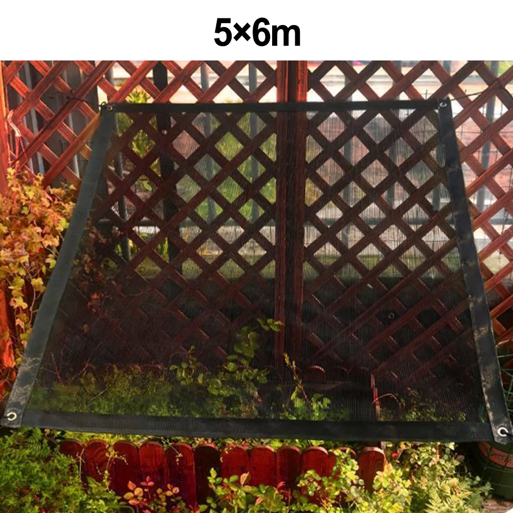 

1pc 5x6m Sun Shade For Garden Tarpaulin Net Cloth Sunshade Patio PE Canopy Cover Garden Plants Sunshade Lightweight Outdoor