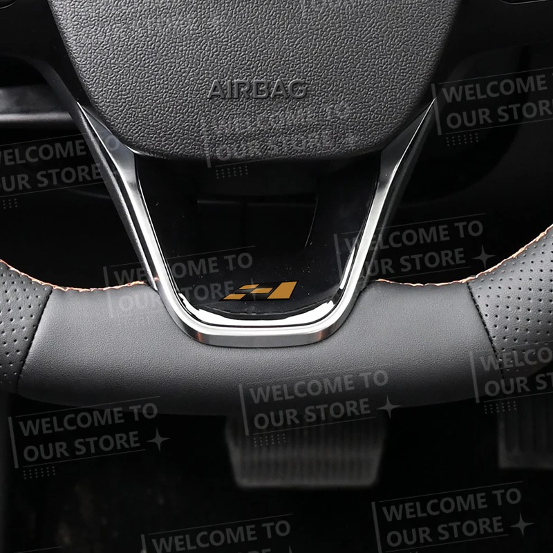 3D Metal Racing Flag Car Steering Wheel Badge Sticker Styling Interior Dekoration For Mill Alhambra Ibiza Leon Cupra Ateca Arosa car sticker,car stickers,car body stickers,car badge grille emblem,car badge cover
