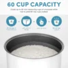 NEW 60-Cup (Cooked) (30-Cup UNCOOKED) Commercial Rice Cooker, Stainless Steel Exterior (ARC-1130S), Silver 5