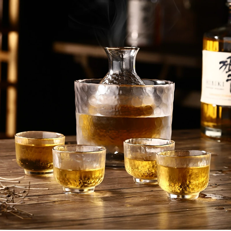 Tea Cup Wine Cup Wine Glass Spirits Cup Drinking Glasses Creative Sake Glasses Cup Set Japanese Style Shot Glasses Transparent Tea Cups Wine Accessories Professional Shot Cup Set