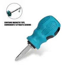 

Dual Purpose Screwdriver Short Shank Cross Slot Bits Screwdriver Bit Tools Set Chrome Vanadium Steel Repairing Tool