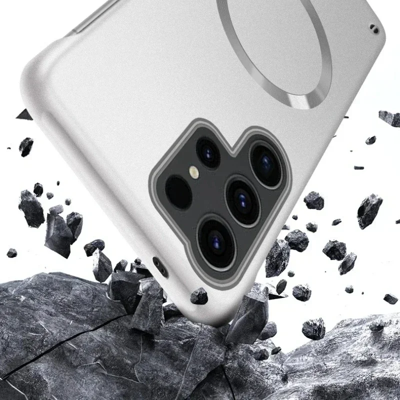 Luxury Frameless Slim Magnetic Phone Case with Hard PC Cover