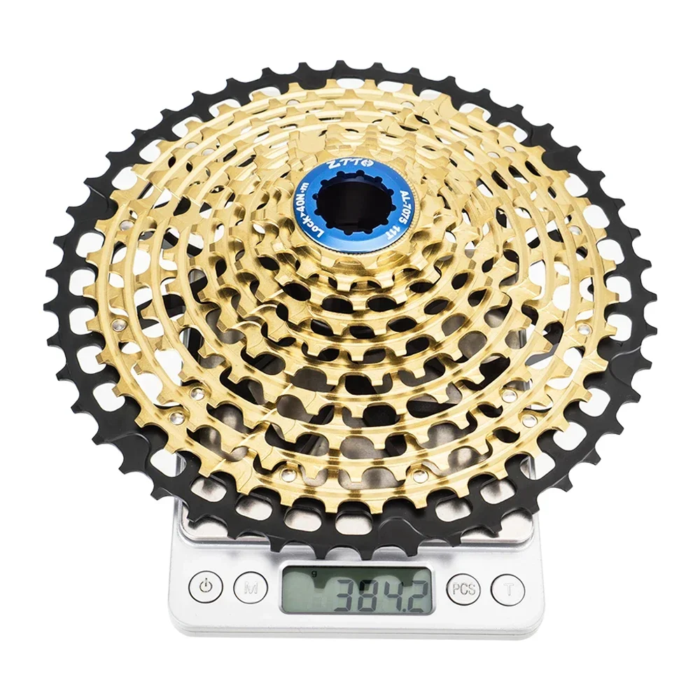 Bicycle Cassette Bicycle Sprocket Gear Bicycle Parts Bike Sprocket Bike Freewheel ZTTO MTB Bike 11 Speed Ultralight Cassette 11s 11-46T Rainbow k7 11V 46T Sprocket 11S 50T Freewheel HG System For GX X1 NX M8000