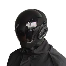 Futuristic Cyberpunk Cosplay Mask (Black)