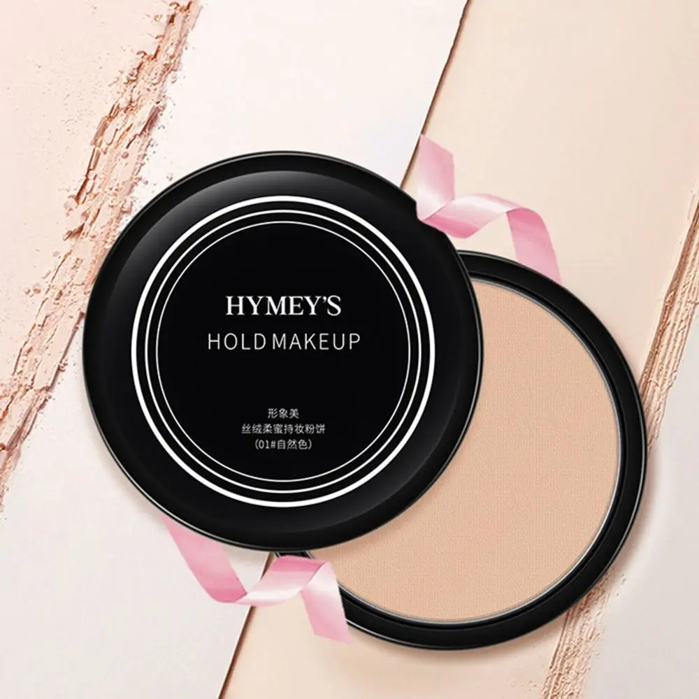 

Натуральная компактная пудра, портативная матовая шелковая мягкая свободная пудра, нежная стойкая пудра для макияжа для женщин