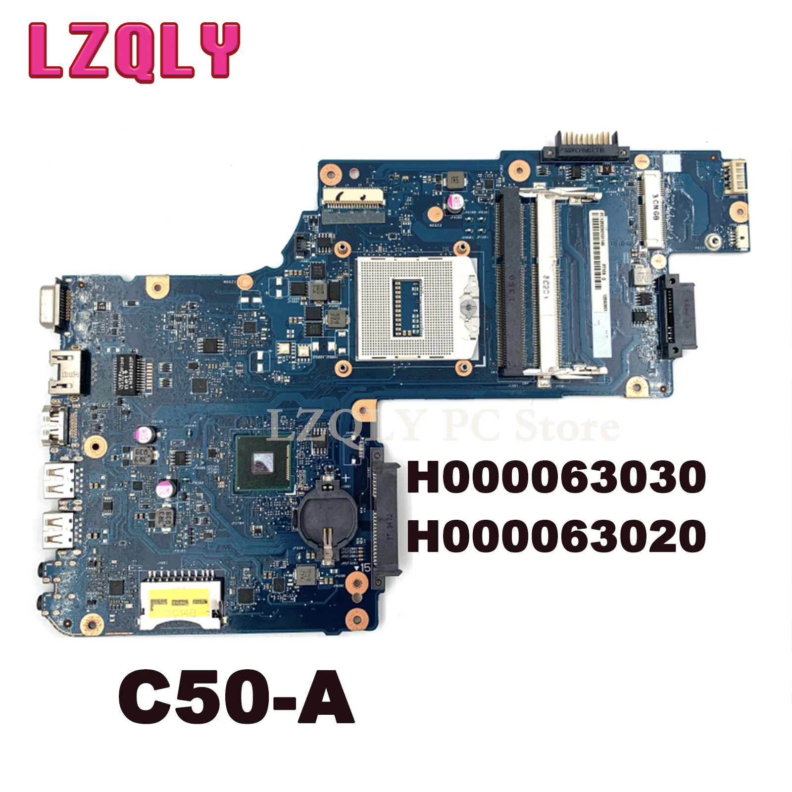 

LZQLY For Toshiba Satellite C50-A PT10S H000063030 H000063020 Laptop Motherboard UMA MB HM86 DDR3L Main Board Full Test