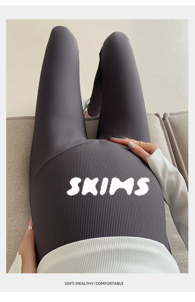 Large Size Maternity Shark Yoga Pants Spring and Autumn Wear Thin Barbie Pants Small Bottoming Versatile Style