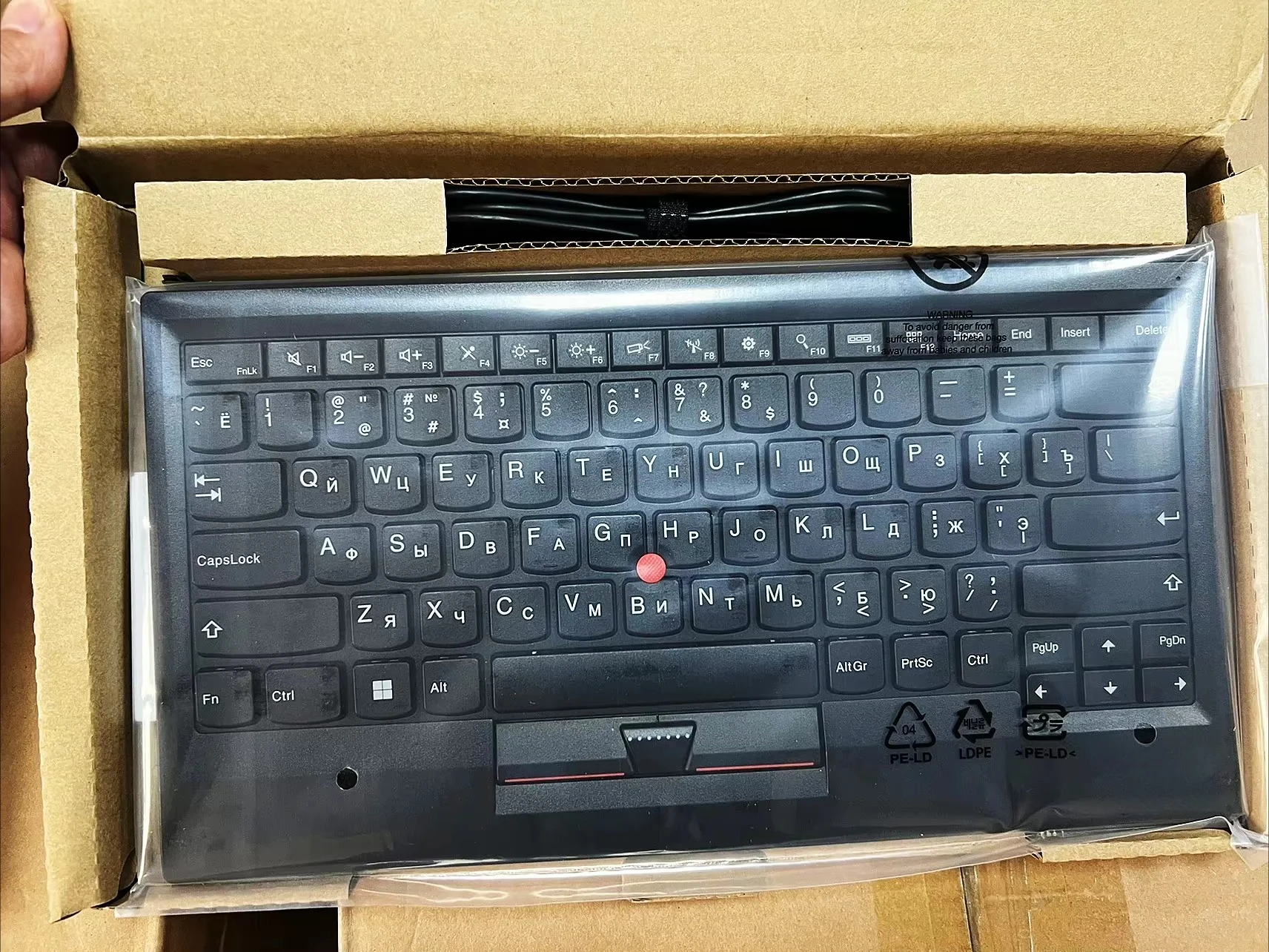 USB Small Red Dot Wired Keyboard For Lenovo Thinkpad 0B47190