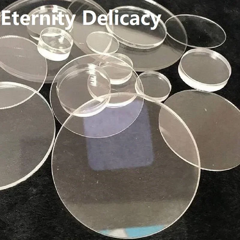 Plastic Acrylic Sheet 6cm 7cm 8cm 9cm 10cm 15cm Round Plexiglass Transparent Clear plastic Sheet acrylic board organic glass