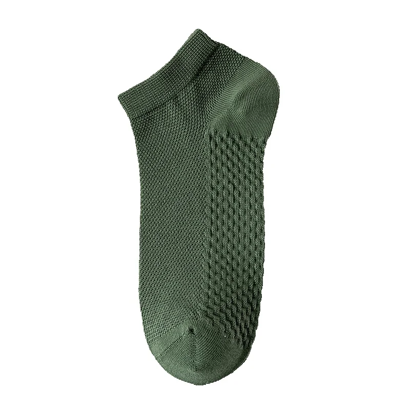 Atmungsaktive Herren Booties Aus Baumwolle Mit Massage-sohle_voghion.com