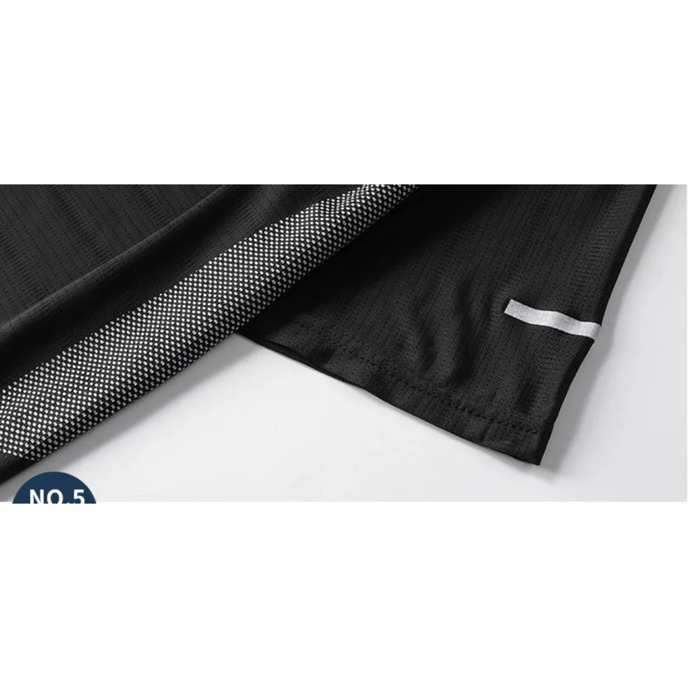 Ice sensitive elastic top 2024 summer new ice silk outdoor sports fitness short sleeved T-shirt_voghion.com