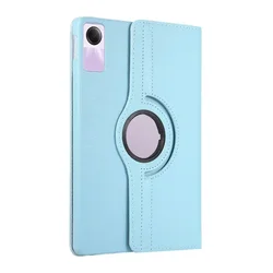 Premium 360-Degree Rotating Leather Tablet Cover - 11-Inch for Eleven (SKY BLUE)