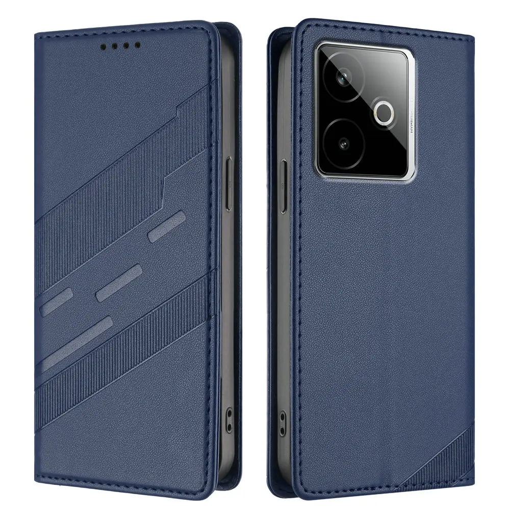 Luxury Textured Wallet Book Flip Cover