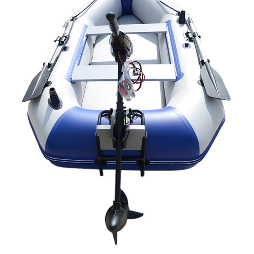 Moteur Hors-Bord Électrique 80 Lbs / 800W – Pour Bateaux, Kayaks, Gonflables – Poignée Rétractable, 12V