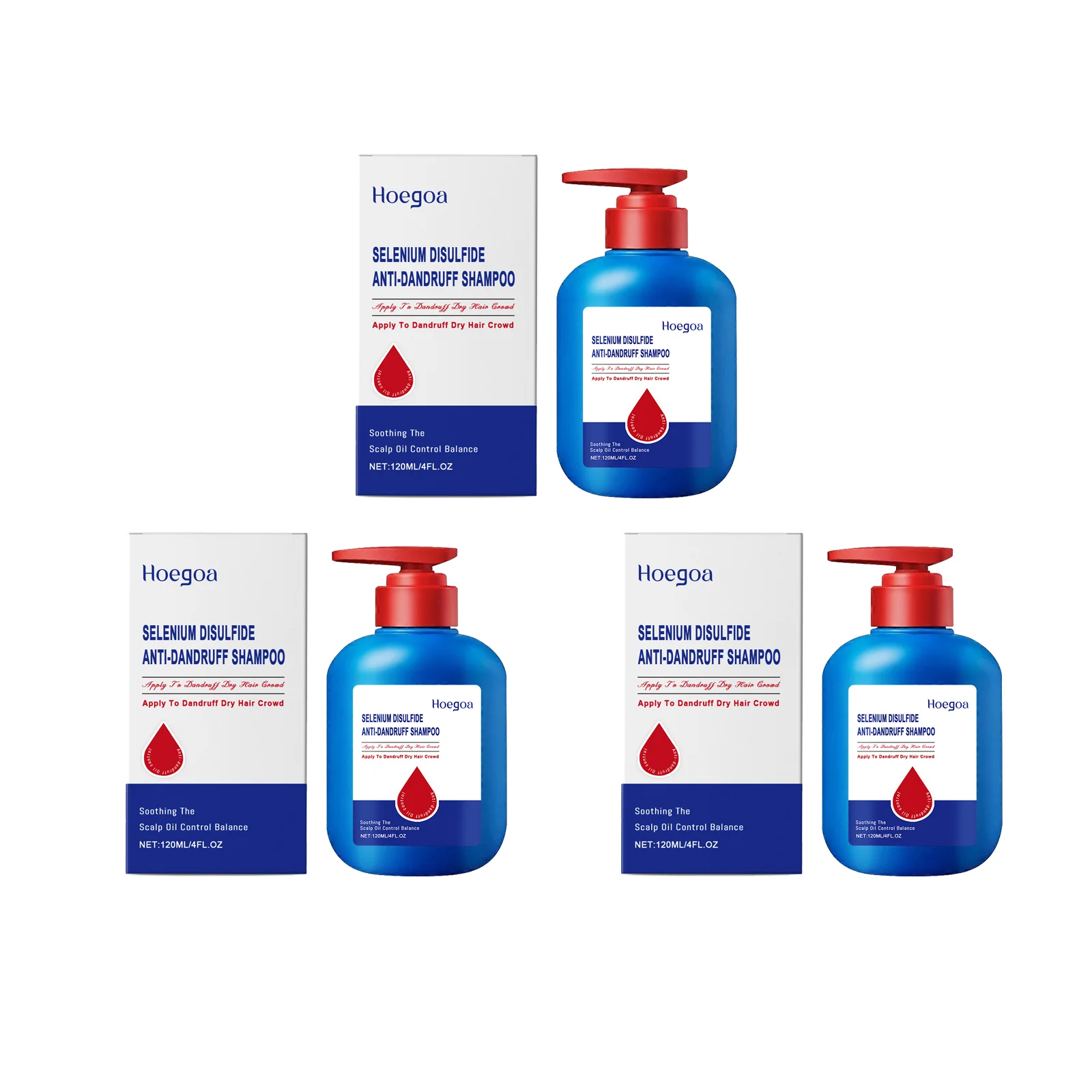 شامبو كبريتيد السيلينيوم للتنظيف العميق وإزالة الق...