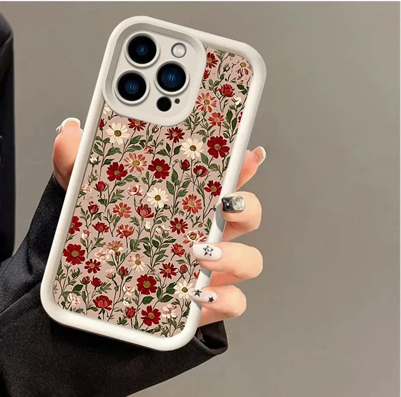 Vintage Floral TPU Phone Case