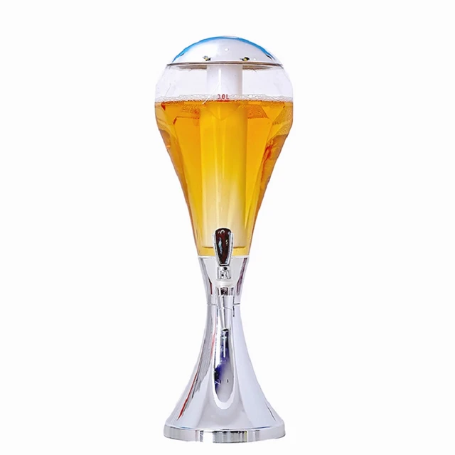 Hoegaarden Beer Tower Dispenser, Beer Cooler, Beverage Dispenser with Ice  Tube for Bars, Restaurant, Party, BT82