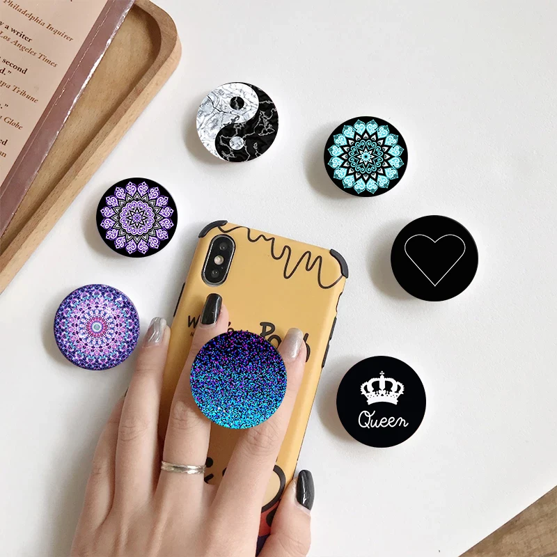 Enhanced Adjustable Phone Grip & Stand for Smartphones and Tablets