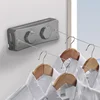 5.1m Retractable Clothes Hanger Laundry Drying Clothesline Stainless Steel Cloth Rack Wall Mounted Washing Clothes 4