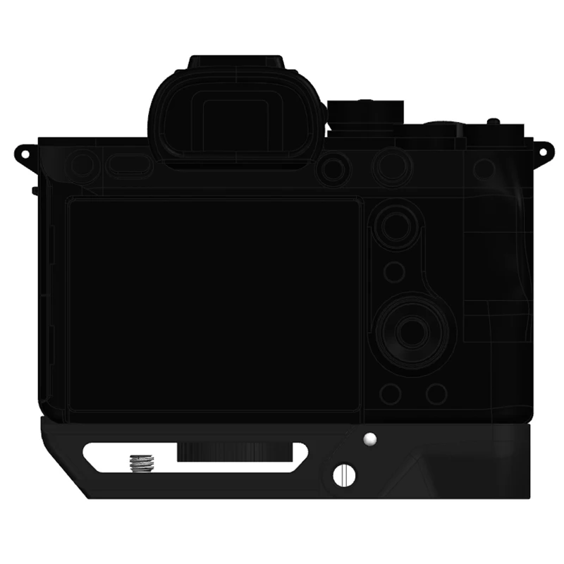 Camera Handgrip Expansion with Quick Release Plate, sony A7R4/A7M4/A7R5/A1/A9II/A9M2 Compatible, Lightweight Handle, Arca Releas