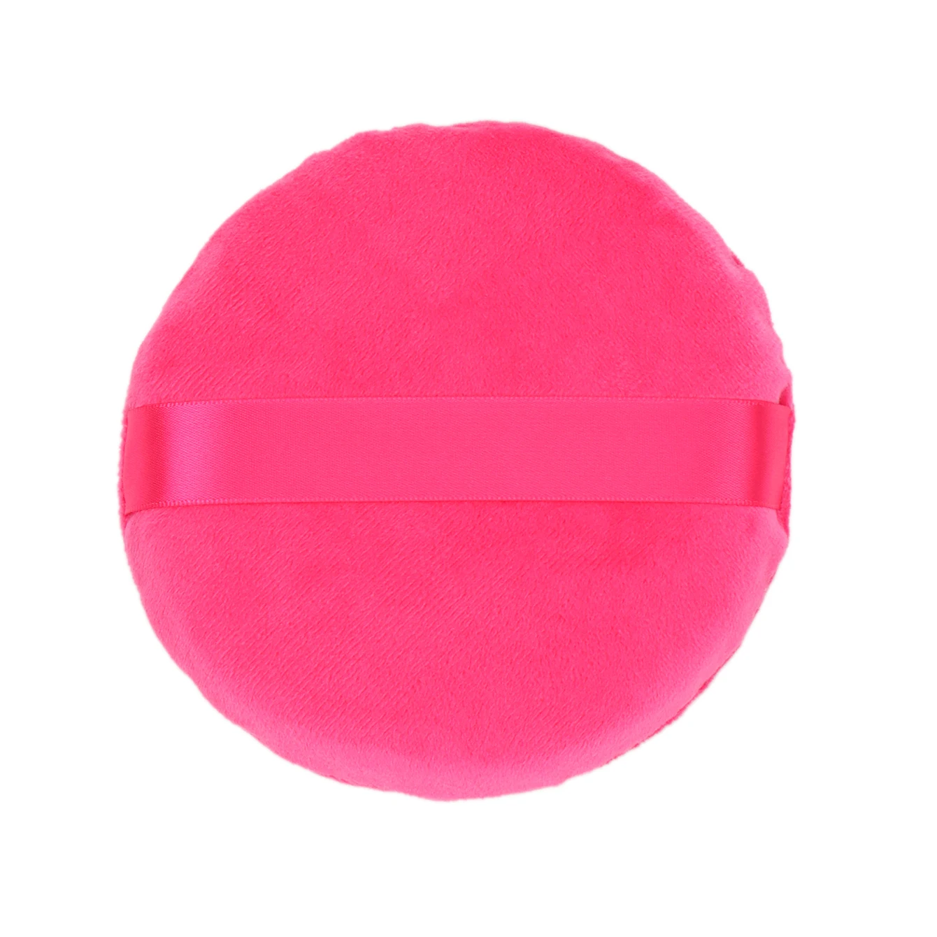 125mm pamuk kadife tozu puf büyük gevşek toz puf makyaj sanatçı toz puf yuvarlak pamuk şerit kanca el eldiven puf