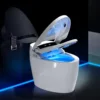 Smart Toilet One Piece Bidet Toilet for Bathrooms Toilet with Warm Water Sprayer & Dryer Foot Sensor Operation Heated Bidet Seat 1
