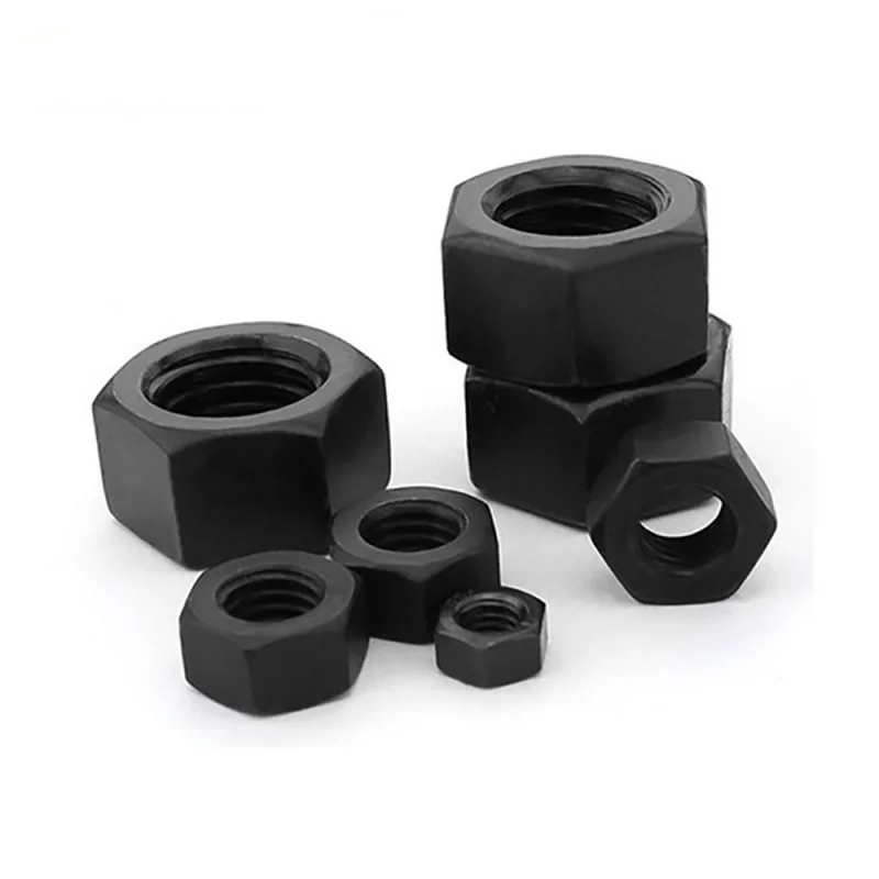 MeaccelerKg-Hexagone Hexagonal en Acier au Carbone, Oxyde Noir, Figuré, M2, M2.5, M3, M5, M6, M8, M10, M12, M14, M16, M18, M20, M22, M24M27, Lot de 1, 10, 100 Pièces