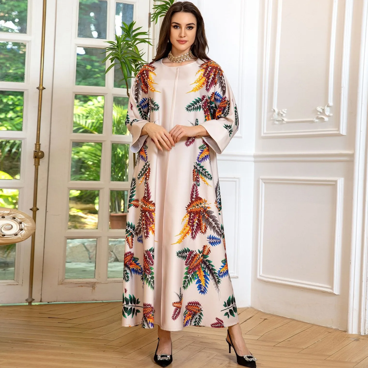 

African Dresses For Women Robe Africaine Dashiki Outfits Moroccan Kaftan Dubai Muslim Abaya Africa Clothing Long Maxi Dress