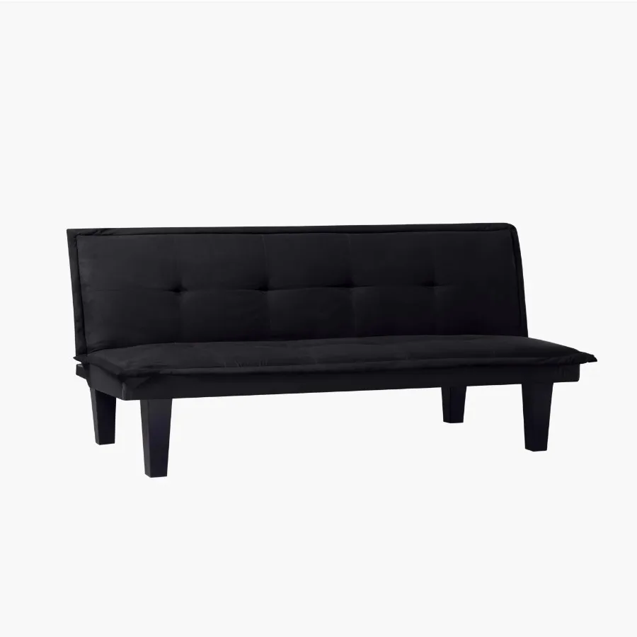 Black Convertible Futon Sofa 5
