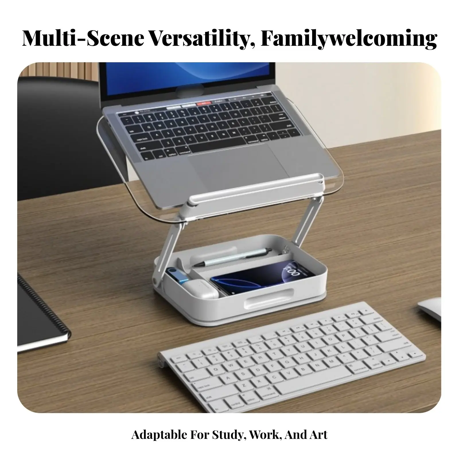 조절 가능한 데스크탑 북레스트 360 °   회전식 받침대 조절 가능한 독서용 ..