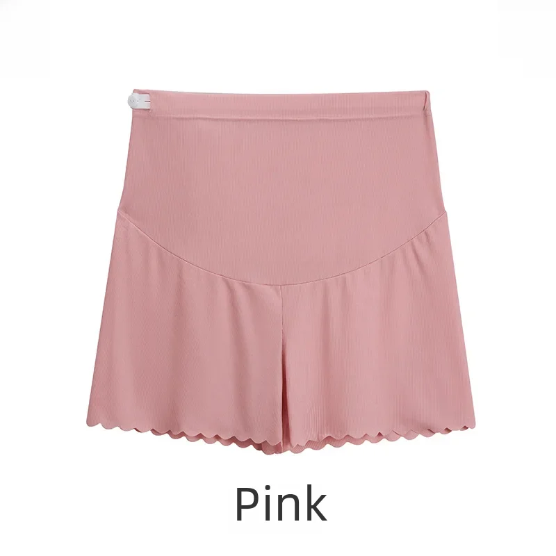 thumbnail image 1 of Pantalones de maternidad de seda de hielo, pantalones cortos ligeros de pierna ancha para mujeres embarazadas, prendas de vestir exteriores, pantalones holgados de seguridad antiexposición de verano, 1 of 4