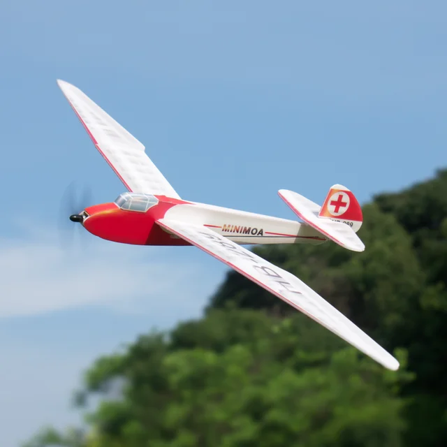 Minimum RC Glider Minimoa 700mm Remote Control Fixed Wing Aircraft Freeshipping 2