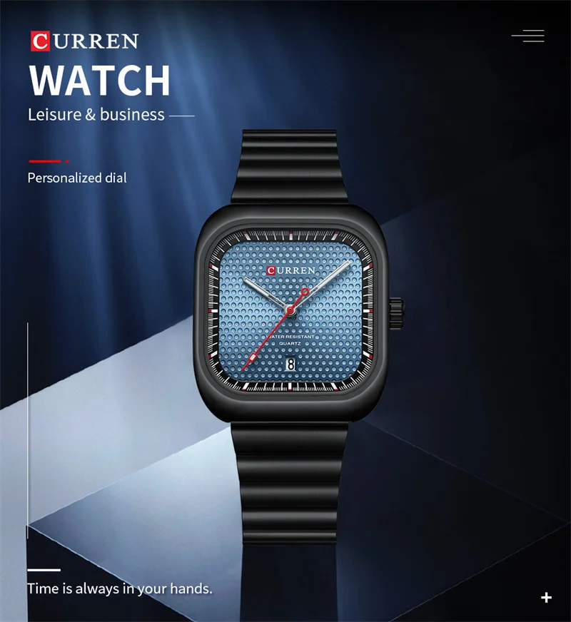 Curren 8460 Watch For Men description image
