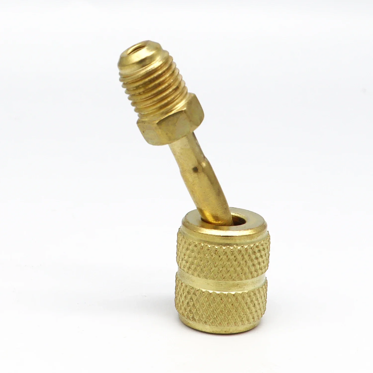 2pcs R410A Adapter 5/16 inches SAE Female to 1/4 inches SAE Male Flare for Air Conditioners HVAC