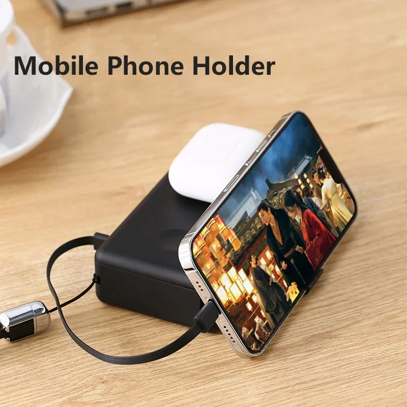 고체 배터리 65W GaN USB C 충전기 파워 뱅크 20000mAh Qi2.2 25W 마그네틱 무선 고속 충전기 아이폰 아이워치 에어팟용