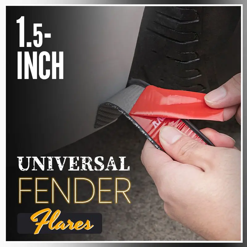 1.5mx3.8cm Fender Flares Car Anti-collision Mudguard Trim Wheel Arch Protection Moldings Universal Wheel Protection Sticke