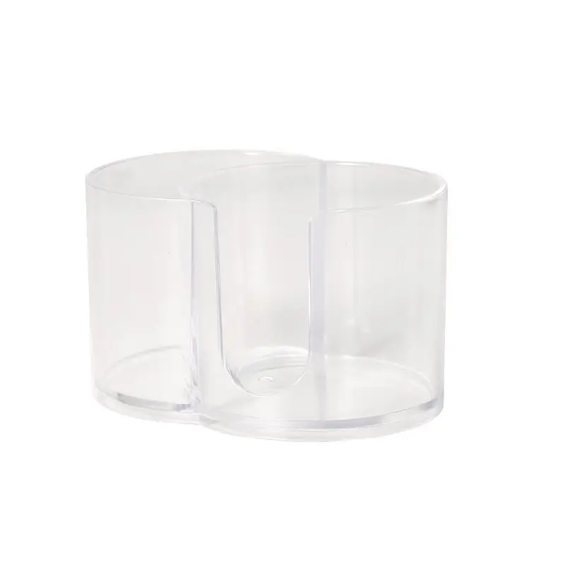 2-in-1 Cotton Storage Box - Integrated round cotton swab makeup remover with double holes 6