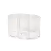 2-in-1 Cotton Storage Box - Integrated round cotton swab makeup remover with double holes 6