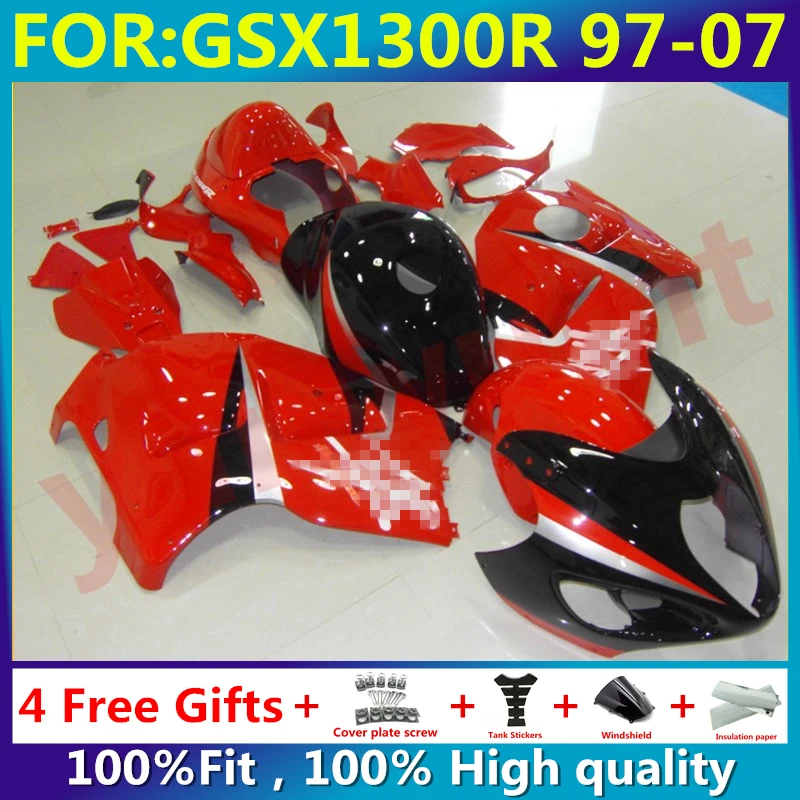 Motorcycle HAYABUSA Fairing + Tank Cover for Suzuki GSXR1300 03 04 05