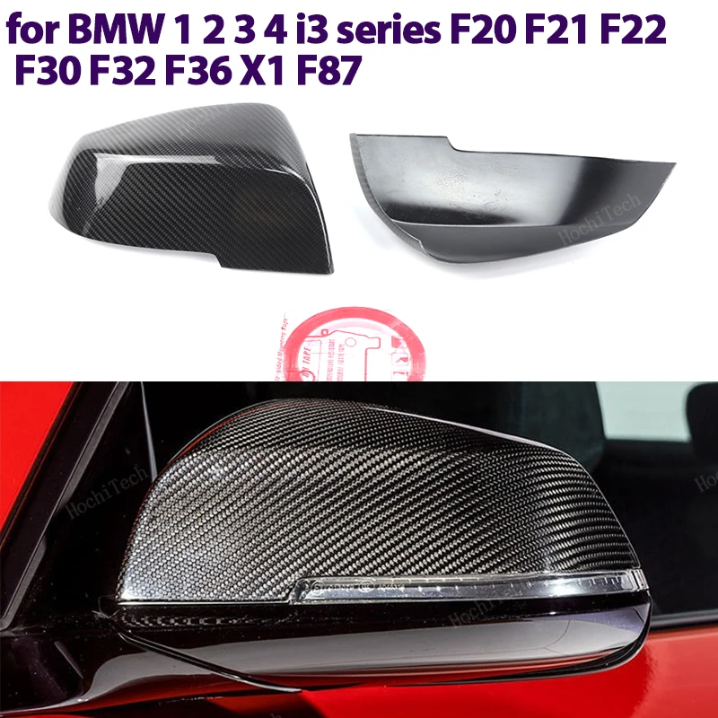 

Real Carbon Fiber Side Mirror cover Cap add-on overlay for BMW Series 1 2 3 4 X M F20 F21 F22 F23 F30 F32 F33 F36 E84 F87 i3 X1