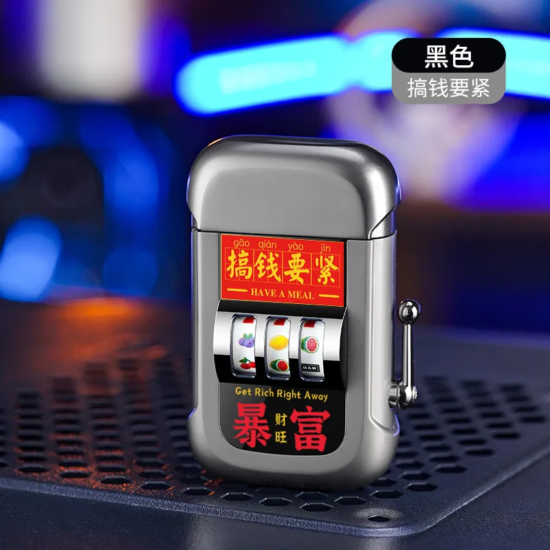 2025 Dual Arc Plasma Lighter with Fruit Pattern, USB-C
