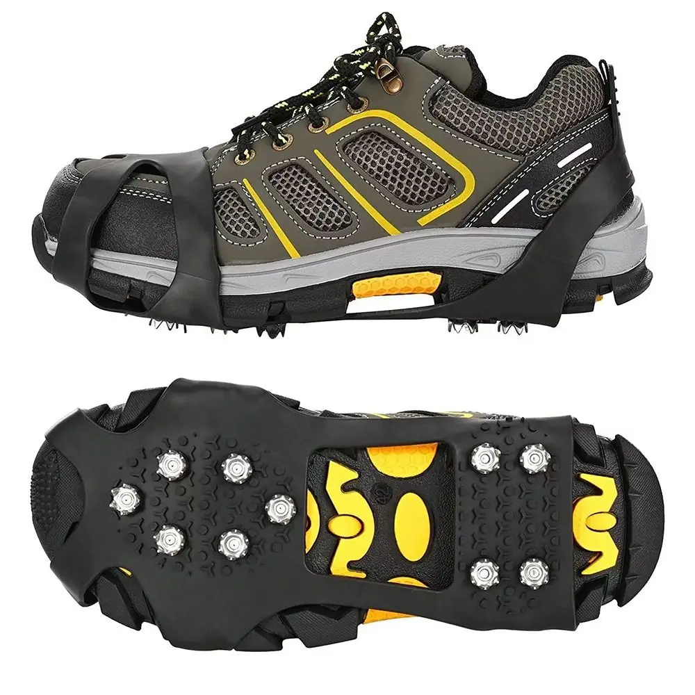 1 Pair Climbing Durable Shoe Accessories Cleats Overshoe Anti Slip Crampons Ice Grippers Ice Snow Shoes Spikes