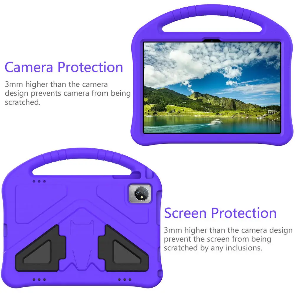 Children's Shockproof EVA Foam Tablet Case with Kickstand - Full Body Protection
