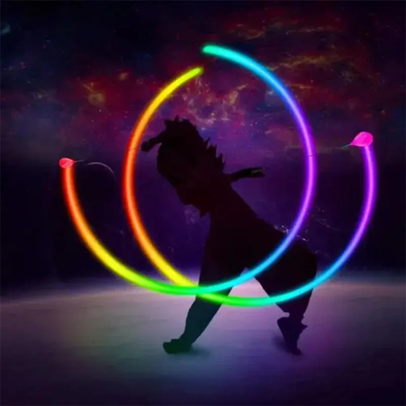LED Colorful Luminous Ball Swing Flash Ball Dance Fitness Exercise Ball Halloween Christmas Children's Ball Light Toys 5