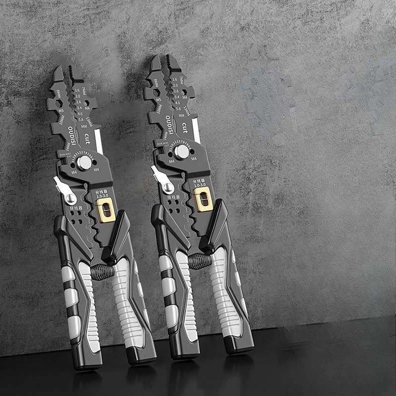 25-in-one Stripping Pliers Electrician Special Tools Wiring Dialing Pliers Wire Splitter Pliers Winding Skinning Pliers